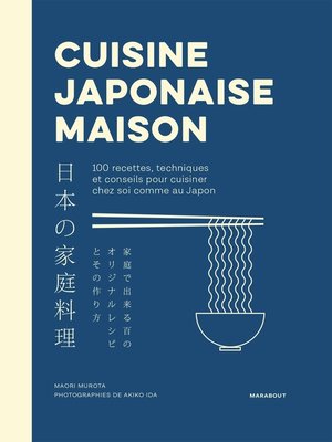 cover image of Cuisine Japonaise maison
